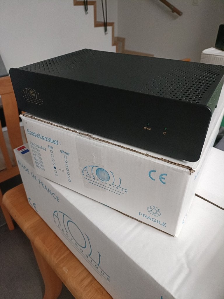 Ampli Atoll MA100, Audio, Tv en Foto, Versterkers en Ontvangers, Zo goed als nieuw, 60 tot 120 watt, Stereo, Ophalen