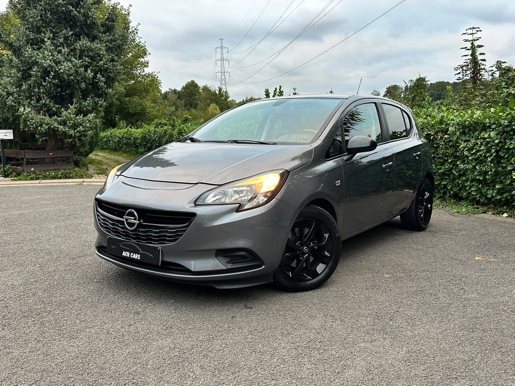 OPEL CORSA E 1.0 ECOFLEX BLACK EDITION (2015)  95.000KM, Autos, Argent ou Gris, Achat, Euro 6, Entreprise