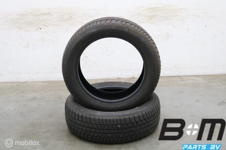 2 x 2055517 95V Conti WinterContact TS870P met 7mm 205 55 17, Gebruikt, 17 inch, Band(en), 205 mm
