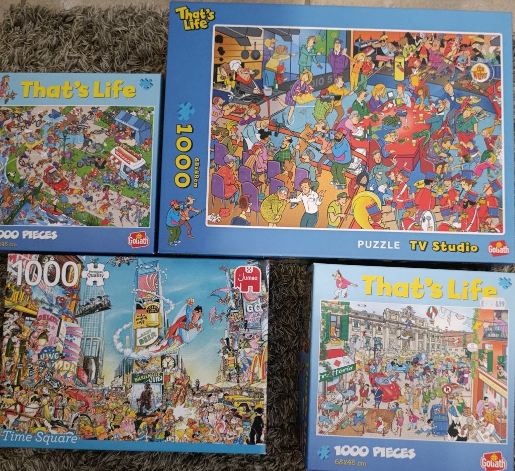 Puzzel, Enlèvement, 500 à 1500 pièces, Comme neuf, Puzzle