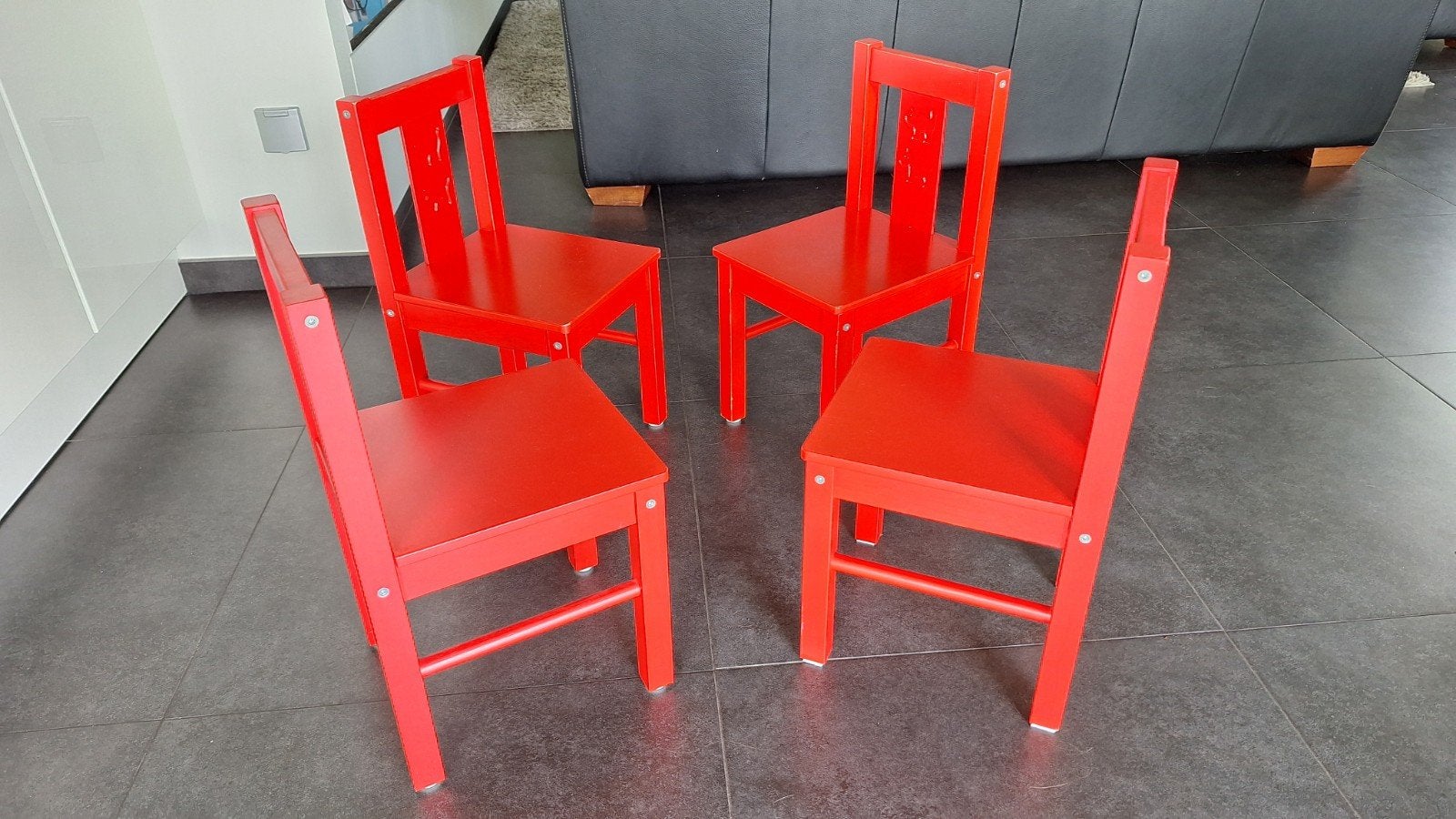Kinderstoelen Ikea rood, Kinderen en Baby's, Kinderstoelen, Ophalen, Gebruikt, Overige typen
