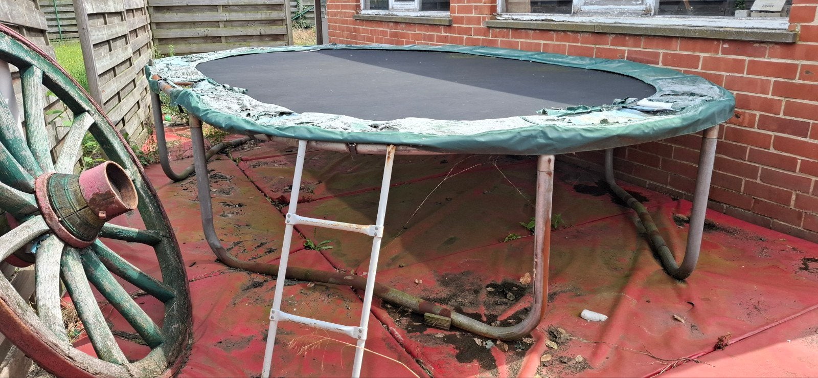 trampoline, Ophalen