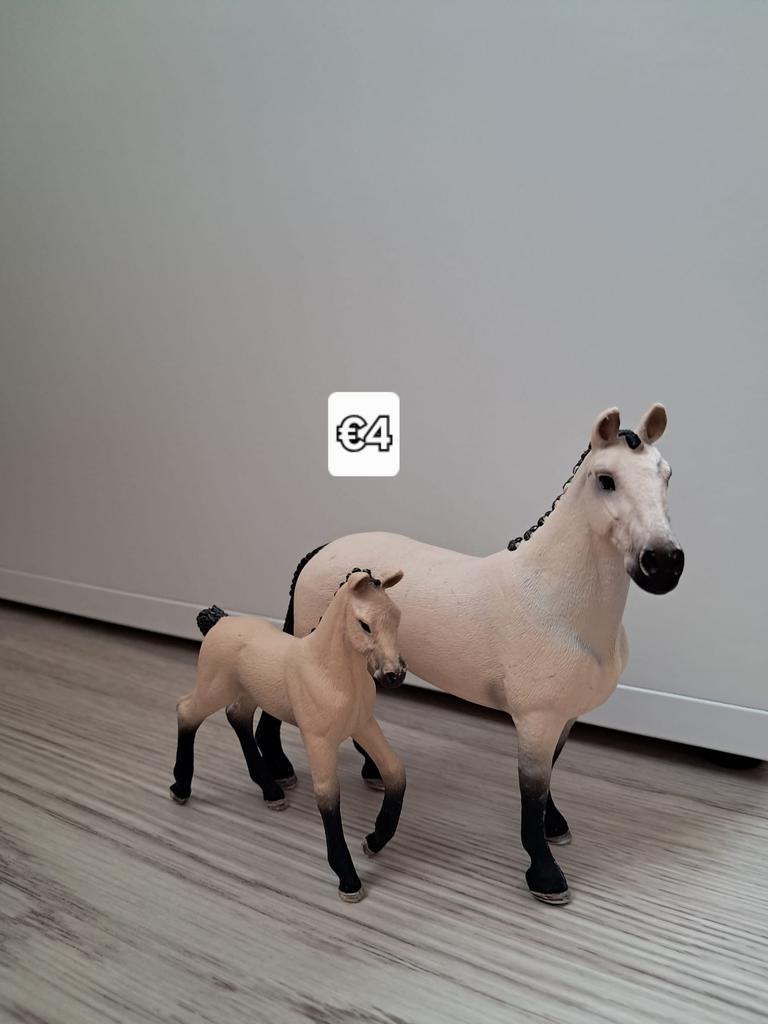 Schleigh hengst en veulen, Ophalen, Zo goed als nieuw