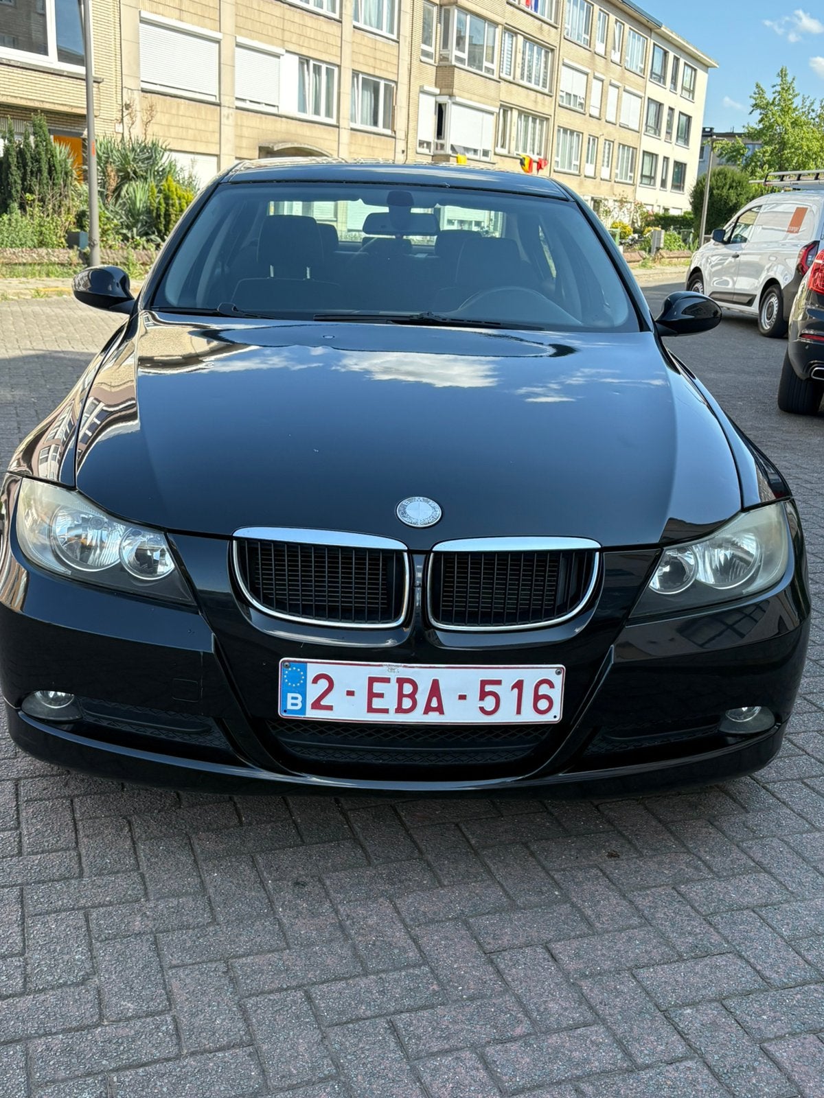 Bmw 318 i Benzine. 153.000 km. Airco, Auto's, BMW, 4 deurs, Zwart, 4 cilinders, Zwart