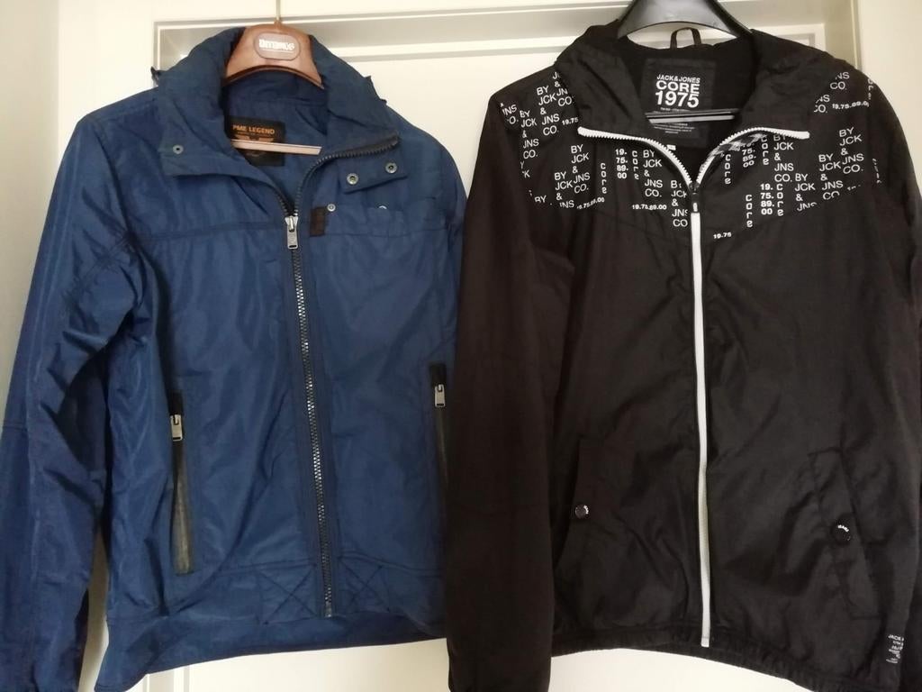 Sportieve heren jassen, maat S, Kleding | Heren, Ophalen of Verzenden, Maat 46 (S) of kleiner, Zwart