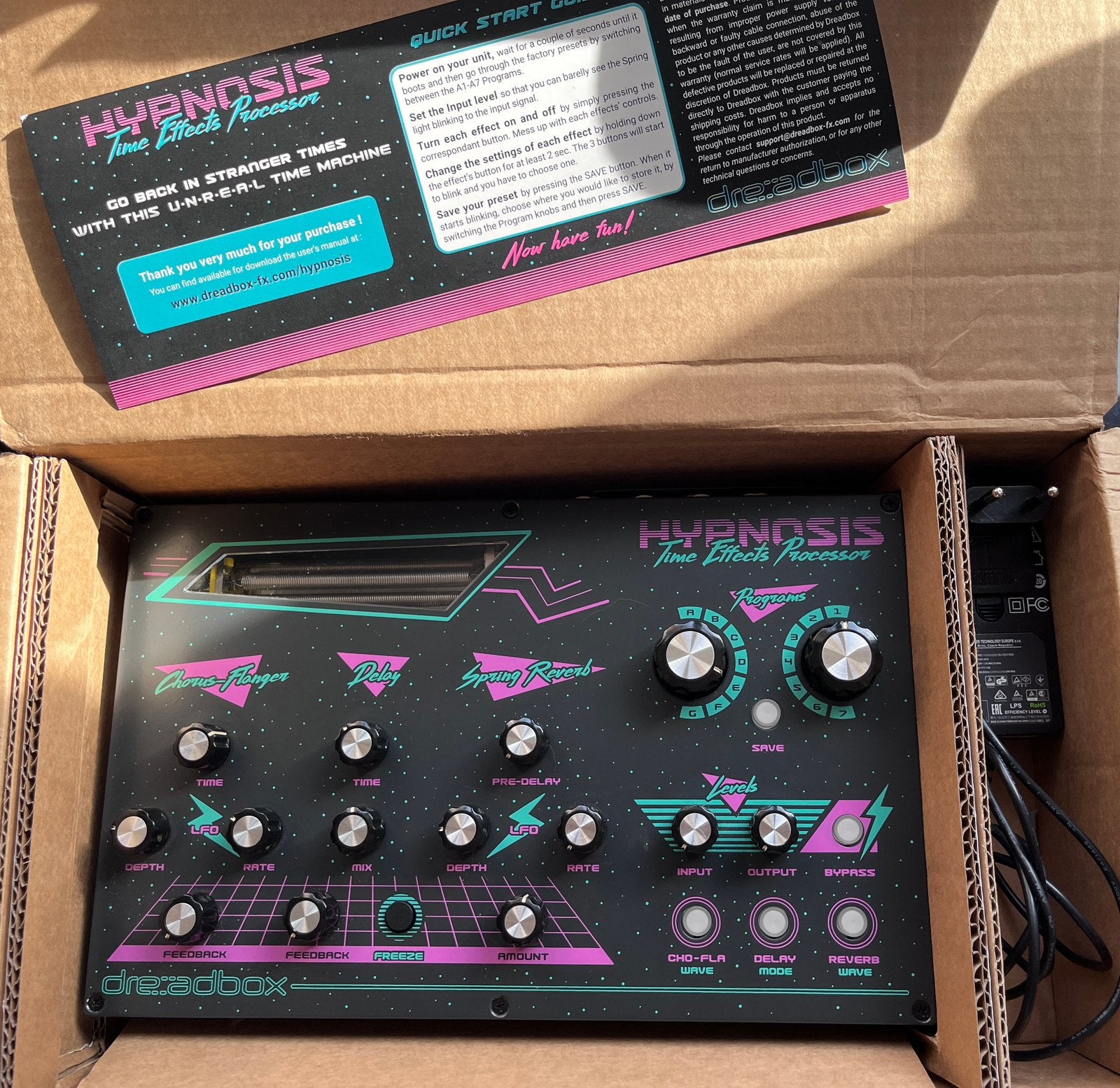 Dreadbox Hypnosis (analog spring reverb/delay/flanger), Muziek en Instrumenten, Ophalen of Verzenden, Zo goed als nieuw