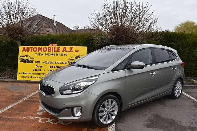Kia Carens 1.7 CRDi 7PL Business Line GPS/Airco, Autos, Kia, Achat, Entreprise, Boîte manuelle, Noir