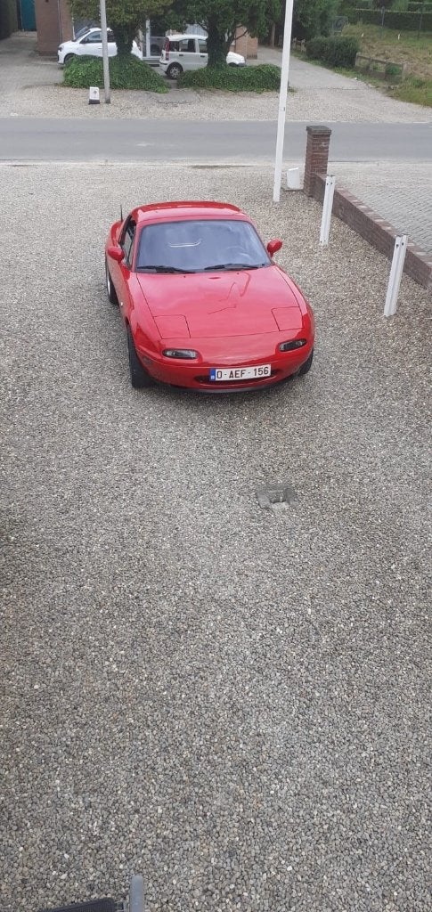 Mazda MX-5 NA 1.6i, Handgeschakeld, Particulier, Rood, Te koop