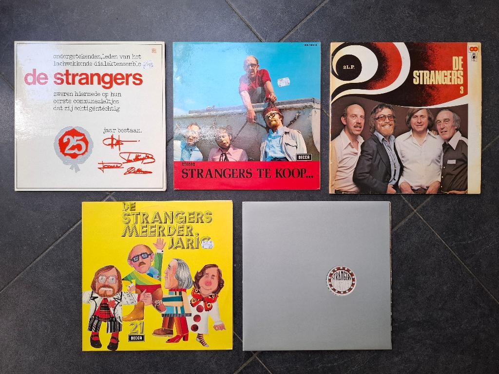Lot LP's van De Strangers, Cd's en Dvd's, Vinyl | Nederlandstalig, Ophalen of Verzenden, Gebruikt, 12 inch, Levenslied of Smartlap