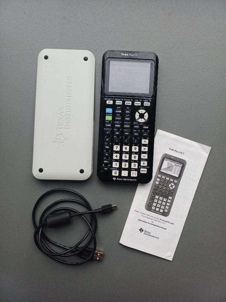 Grafische rekenmachine Texas Instruments TI-84 Plus CE-T, Ophalen of Verzenden, Grafische rekenmachine, Gebruikt