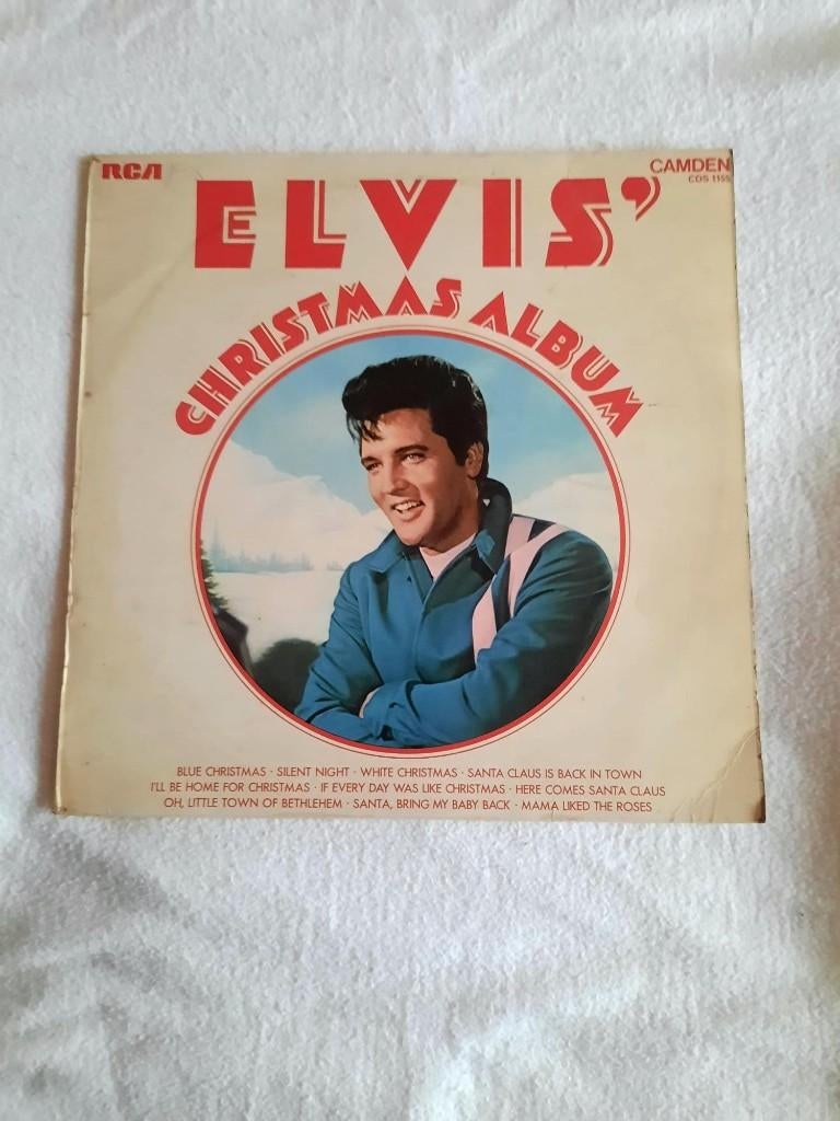 Elvis' Christmas Album, Avec pochette intérieure, Enlèvement, Utilisé, 12 pouces