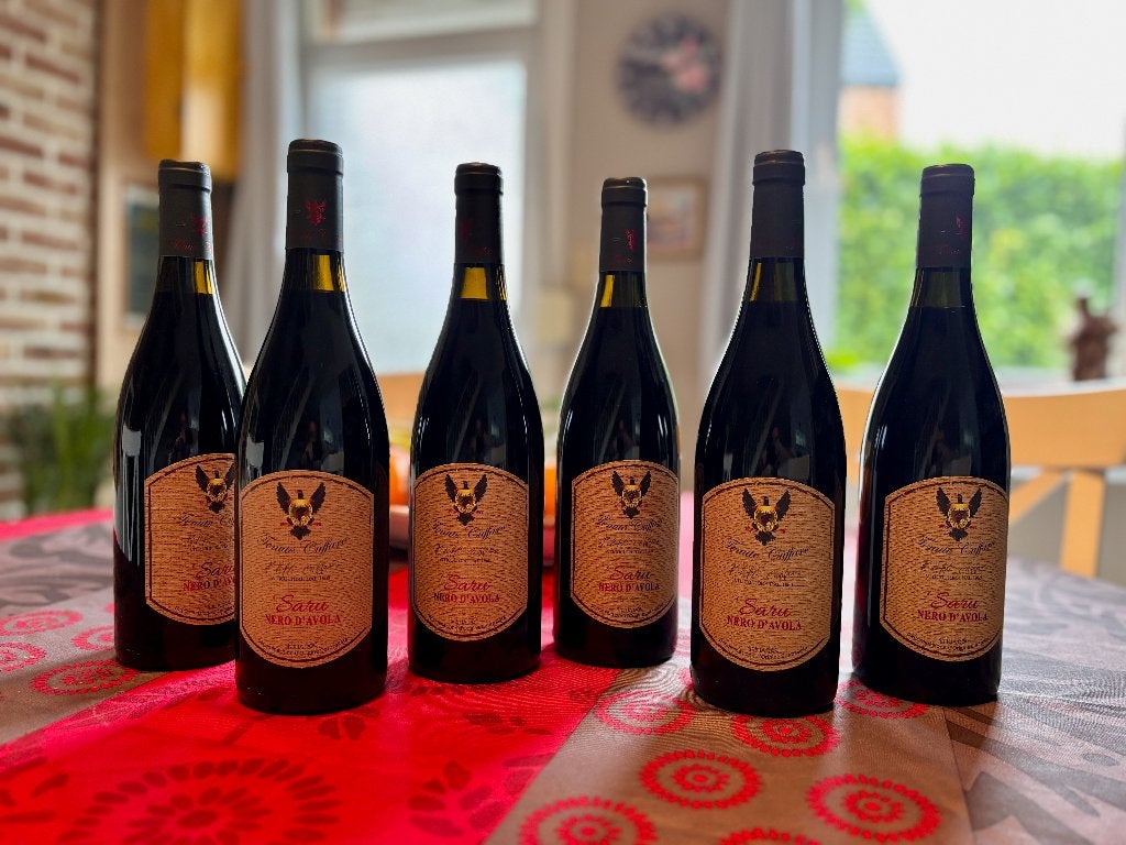 Vin rouge sicilien - Saru 2019 (Tenute Cuffaro), 1 euro, Enlèvement, Italie, Vin rouge