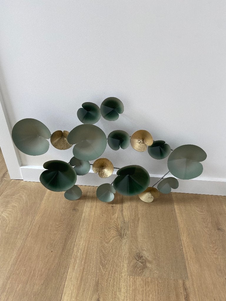 Wanddecoratie Maison du Monde, Huis en Inrichting, Woonaccessoires | Wanddecoraties, Metaal, Groen, Decoratieobject, Ophalen of Verzenden
