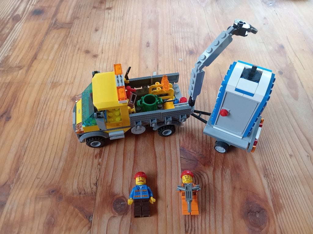 Set LEGO City 60073 Camion de service Service Truck, Lego, Ensemble complet, Utilisé, Envoi