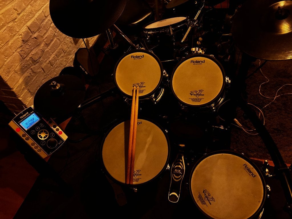 Batterie hybride Roland TD-9 / Fûts PDP Concept Maple  DW, Musique & Instruments, Enlèvement, Utilisé, Roland