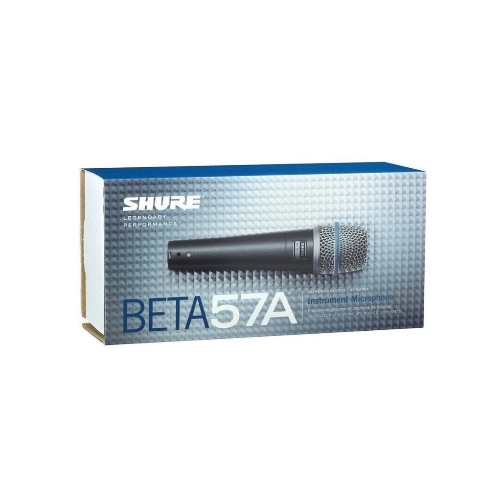 Nieuwe Shure Beta 57A dynamische instrumentmicrofoon, Ophalen of Verzenden, Nieuw, Instrumentmicrofoon, Draadloos