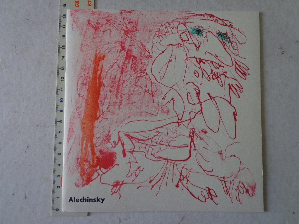 4 litho's Pierre Alechinsky catalogus Lefebre Gallery 1962, Antiquités & Art, Enlèvement ou Envoi
