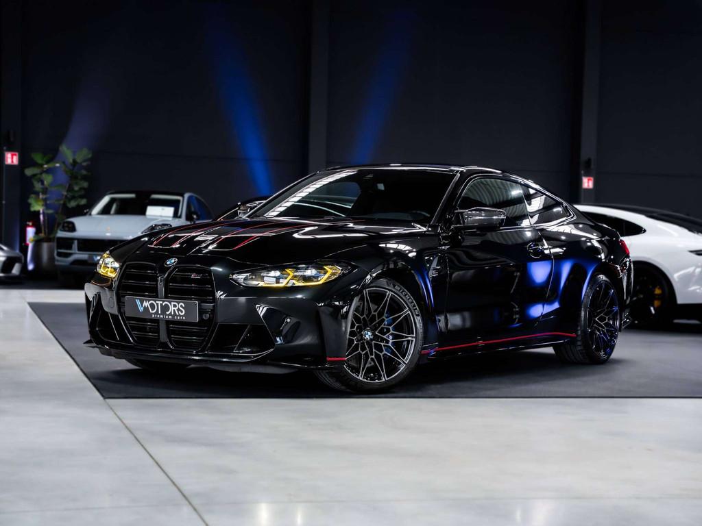 BMW M4 M4 Competition - Carbon pack - HUD - H&K - RWD, Auto's, BMW, Automaat, 4 zetels, 2993 cc, Zwart