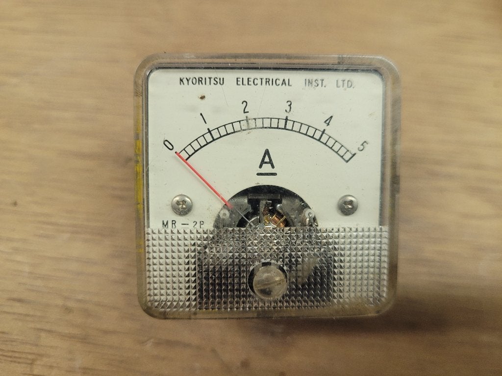 Analoge stroom indicator, Doe-het-zelf en Bouw, Meetapparatuur, Ophalen of Verzenden, Gebruikt, Elektriciteit