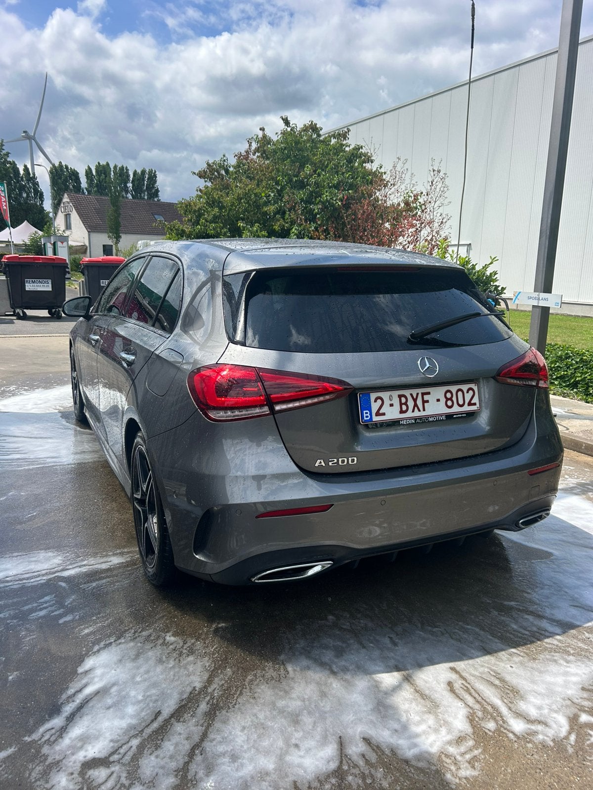 Mercedes a200 amg line zo goed als nieuw, Autos, Mercedes-Benz, Achat, Alcantara, 5 portes, Automatique