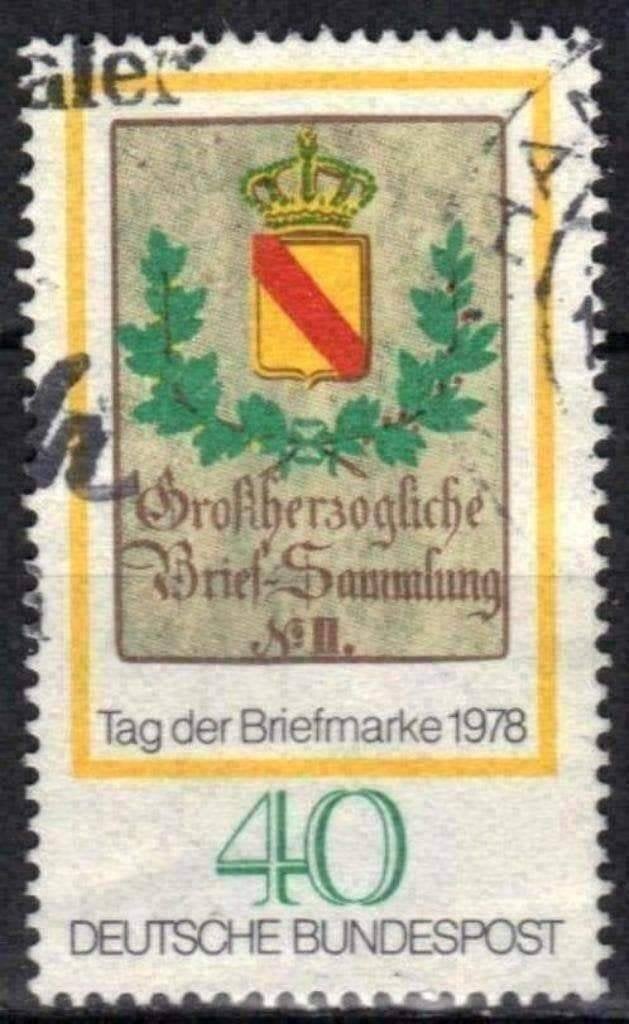 Duitsland Bundespost 1978 - Yvert 827 - Dag van de Post (ST), Verzenden, Gestempeld
