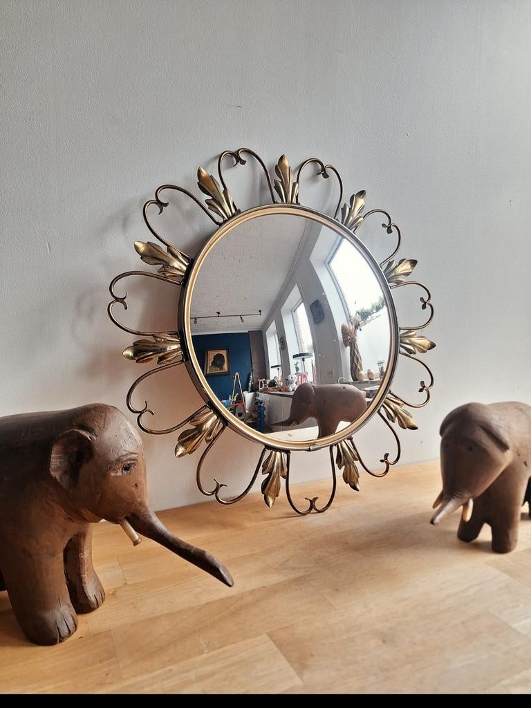 Vintage Deknudt Zonnespiegel Heksenoog (45 cm), Ophalen