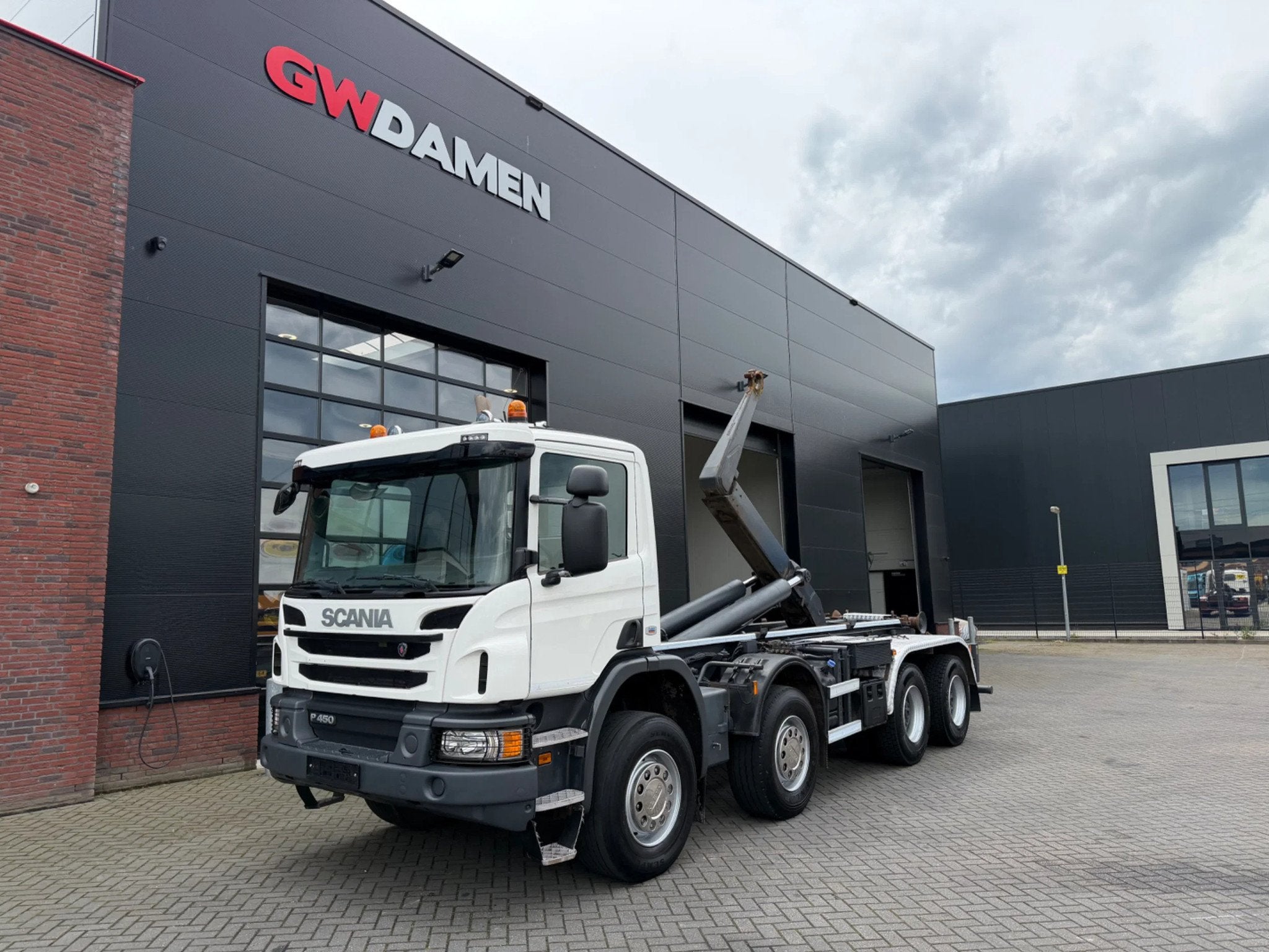 Scania P450 8x4 Hooksystem Euro 6 148.000 km, Autos, Camions, Achat, Euro 6, Scania, Diesel