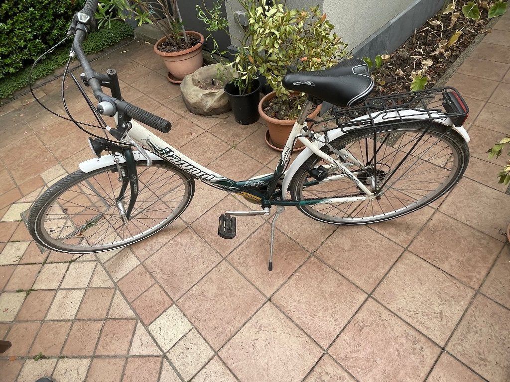 Witte damesfiets IDEALE KOTFIETS, Autres marques, Vitesses, Frein sur jante, Enlèvement