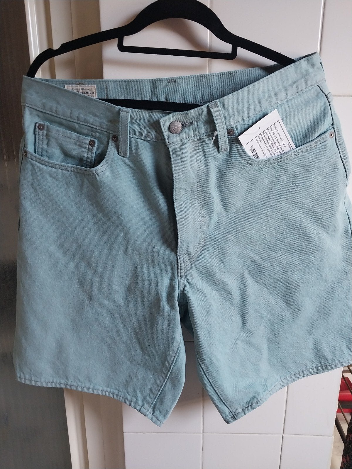 Short Levi's aqua neuf W32, Vêtements | Hommes, Jeans, Neuf, W32 (confection 46) ou plus petit, Autres couleurs, Enlèvement ou Envoi