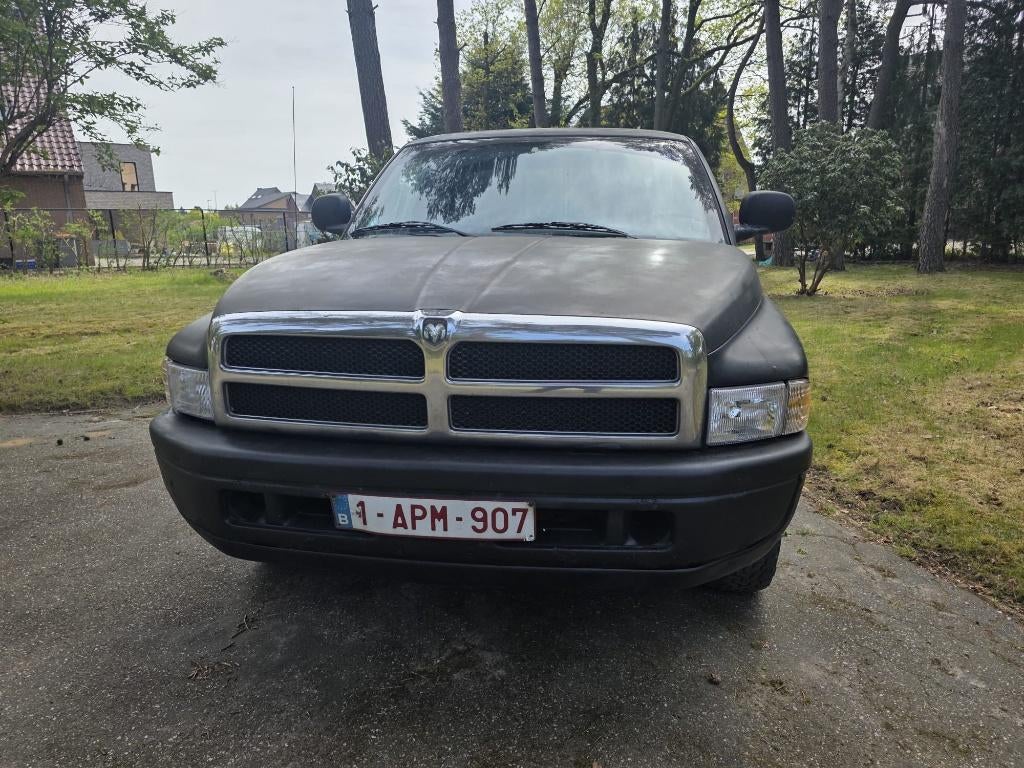Dodge Ram 1500 5.2 LPI dubbel cabine, Auto's, Dodge, Automaat, 4 deurs, Zwart, 5200 cc