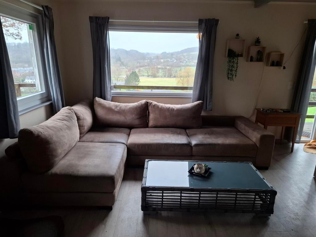 Salon en coin alcantara, Ophalen