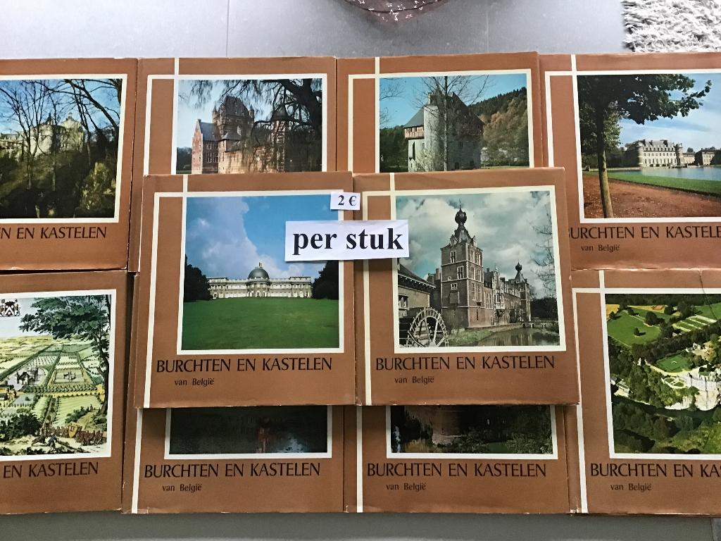 10 boeken "Burchten en Kastelen" van België van Artis, Ophalen of Verzenden, Zo goed als nieuw