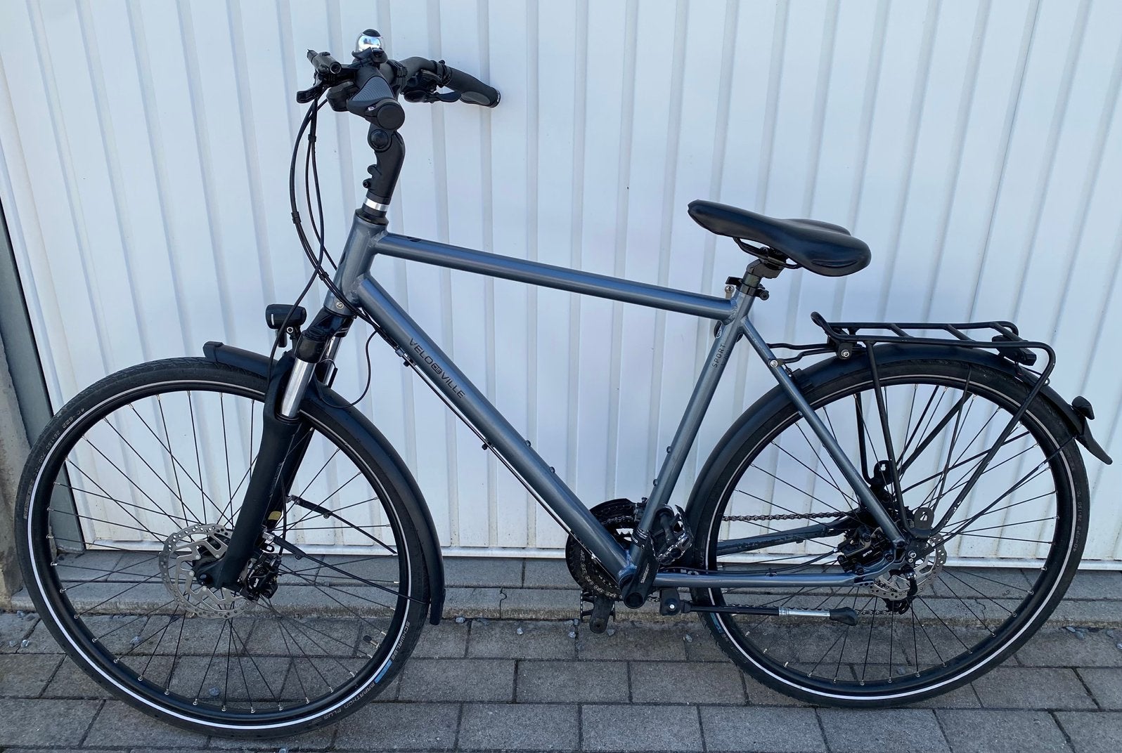 Fiets showroom-staat Velo de ville L200 sport Trek, Fietsen en Brommers, Versnellingen, Zo goed als nieuw, Schijfrem, 53 tot 57 cm