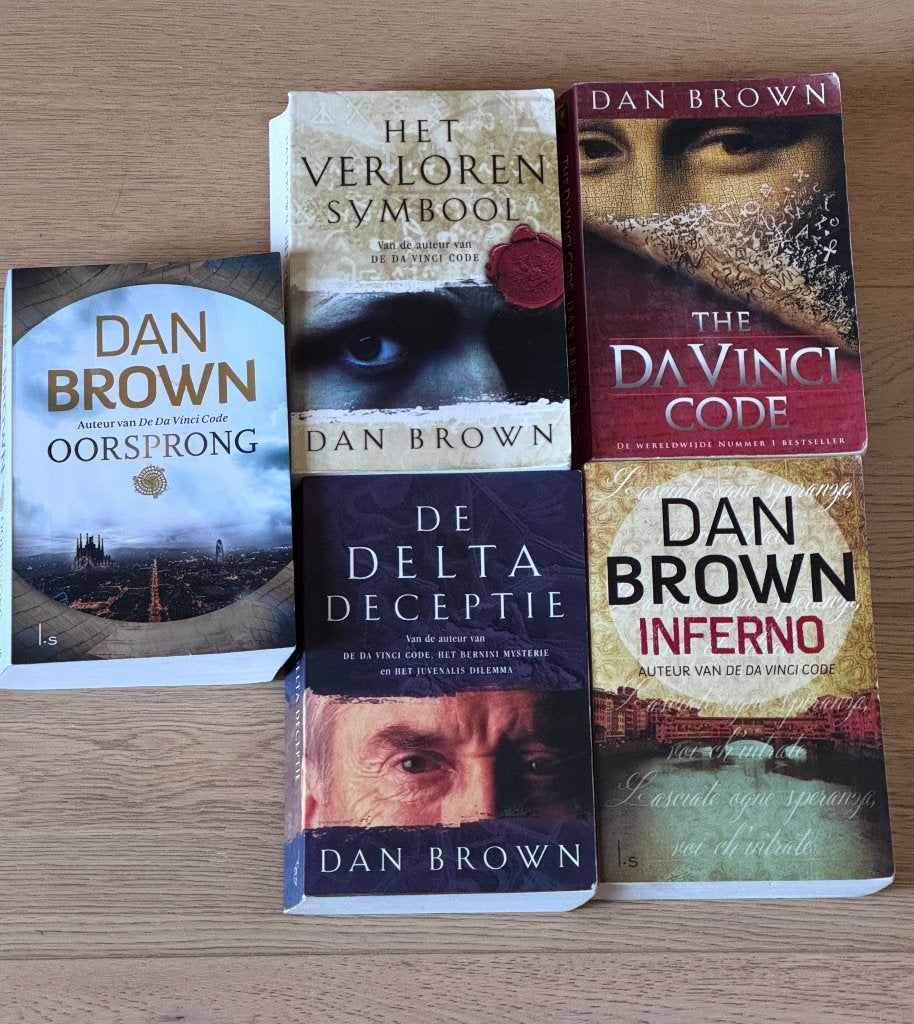 Dan Brown - boeken, Boeken, Ophalen, Gelezen, Dan Brown