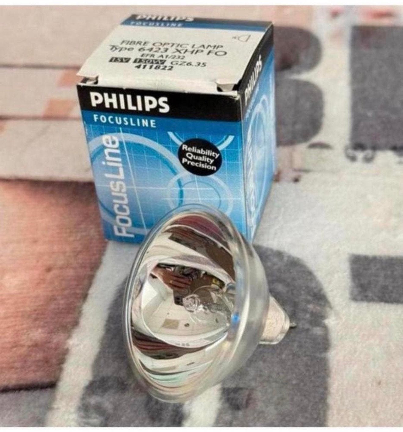 Ampoule à fibre optique Philips 6423 XHP FO 150W 15V GZ6.35, Enlèvement ou Envoi, Neuf, Philips