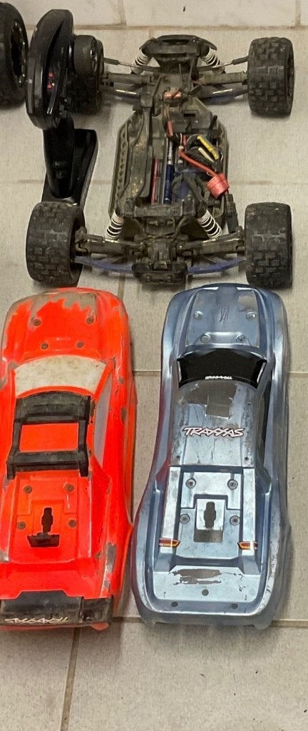 Rc auto rustler, Ophalen, Gebruikt, Auto