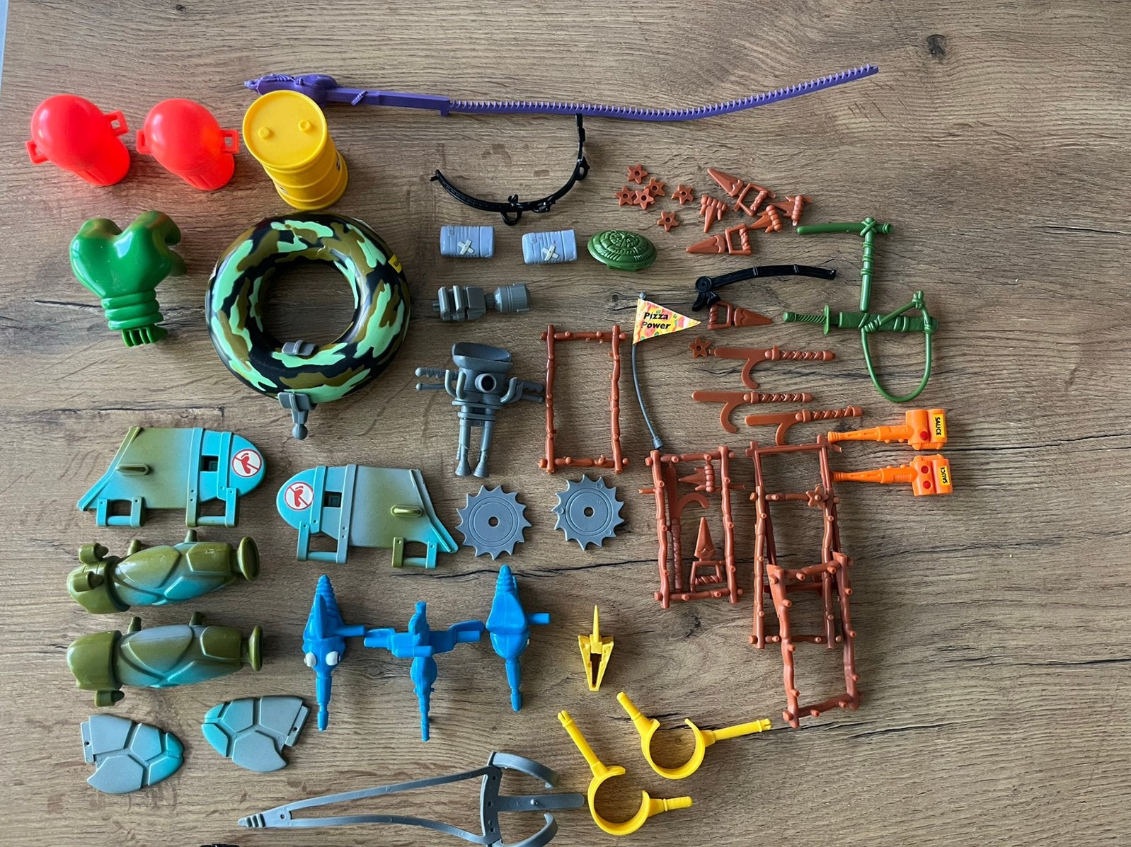 TMNT turtles accesoires, Ophalen of Verzenden, Zo goed als nieuw