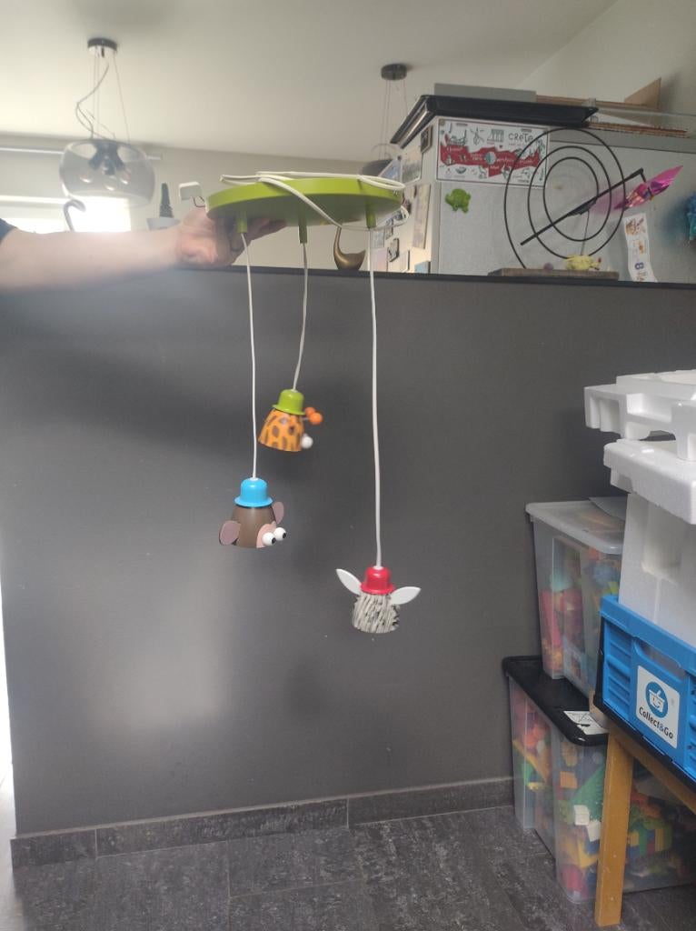 Kinderlamp, Ophalen of Verzenden, Gebruikt, Kunststof, Dieren