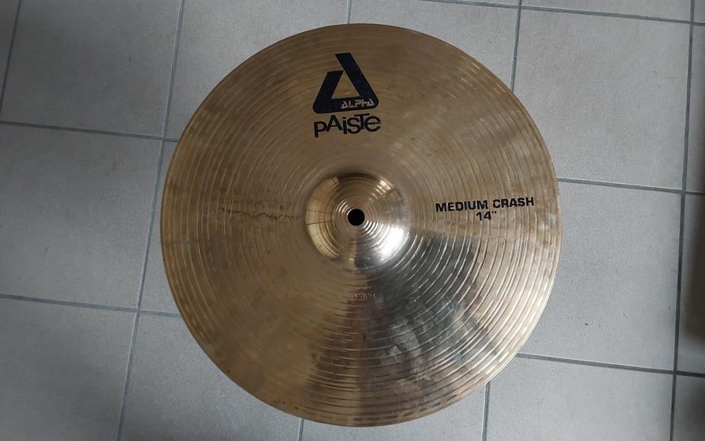ALPHA PAISTE 14" MEDIUM CRASH, Ophalen of Verzenden