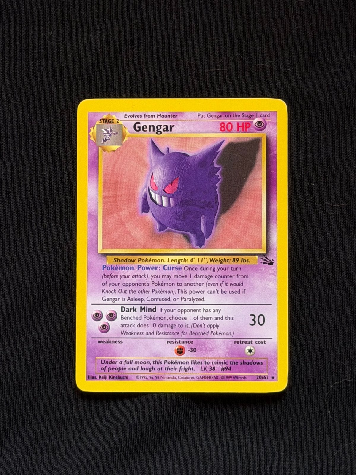 Gengar | Fossil | 20/62, Ophalen of Verzenden, Zo goed als nieuw