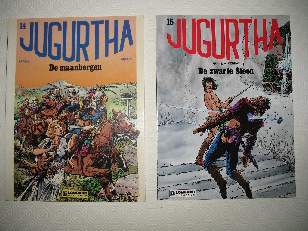 Jugurtha nr 14 en Nr 15, 1ste druk, Meerdere stripboeken, Ophalen of Verzenden, Zo goed als nieuw