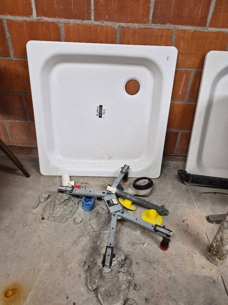 douchebak met toebehoren, maat 90x90, Ophalen, Nieuw, Douche