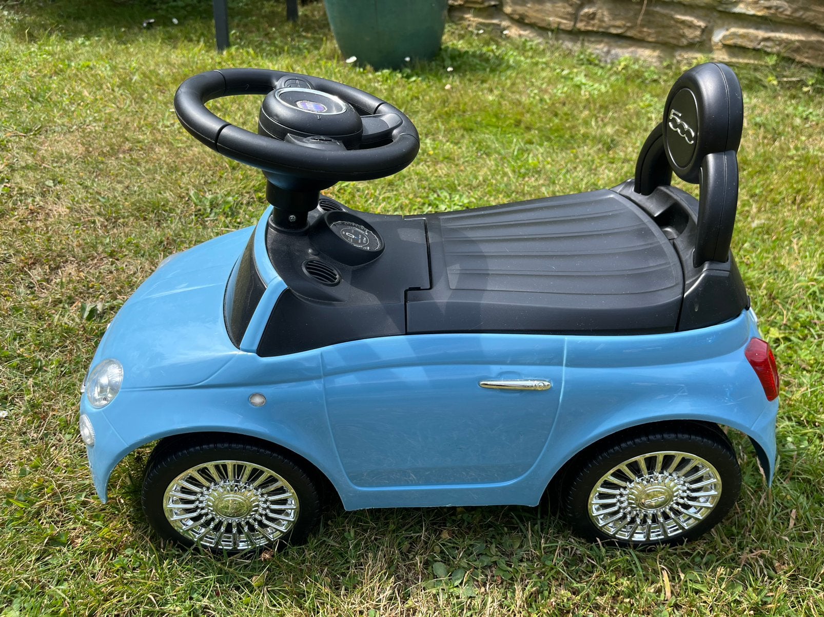Voiture enfant autoportée Fiat 500, Ophalen, Gebruikt, Duwvoertuig