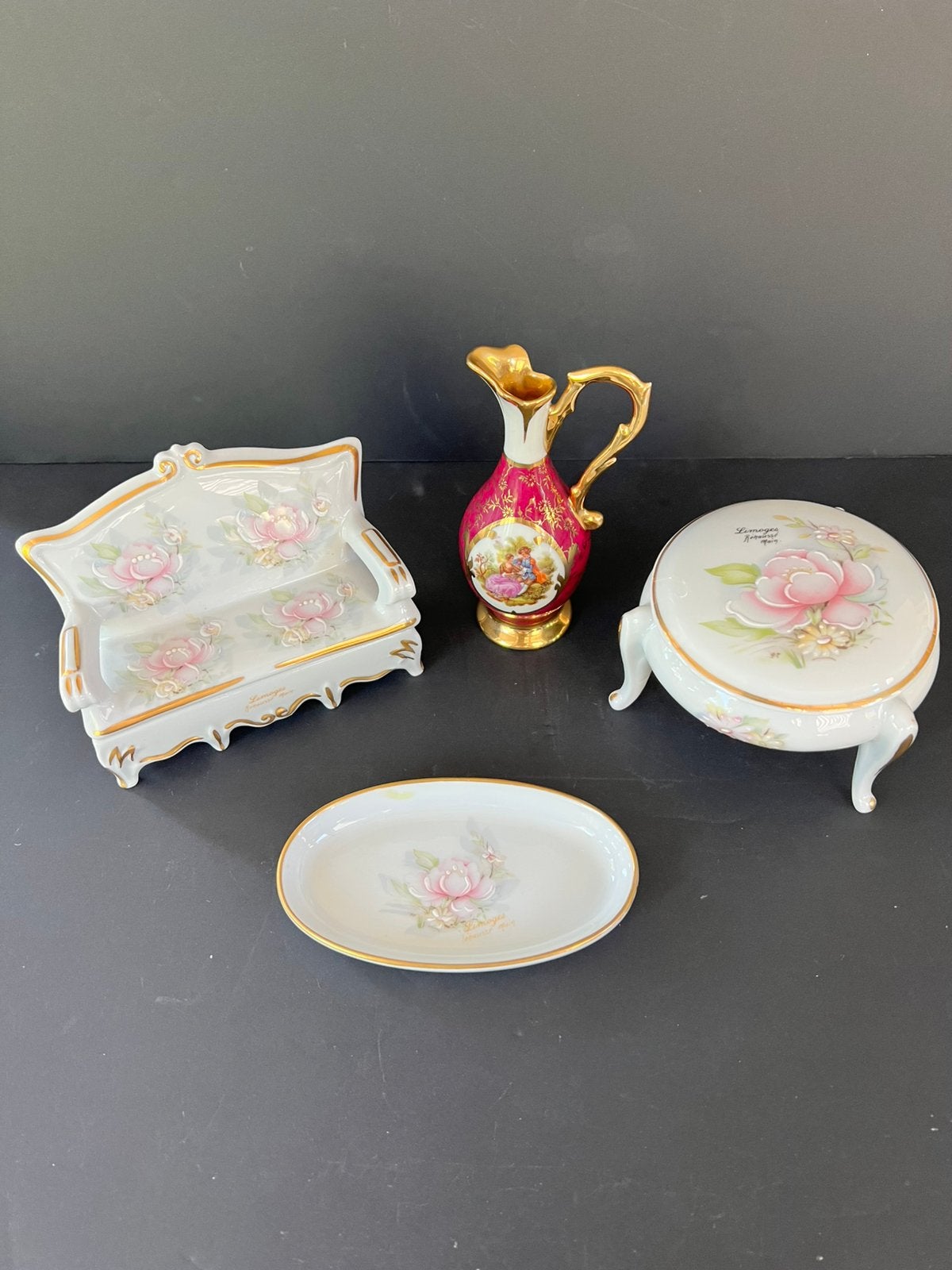 Limoges French 4 collectors pieces, Ophalen of Verzenden