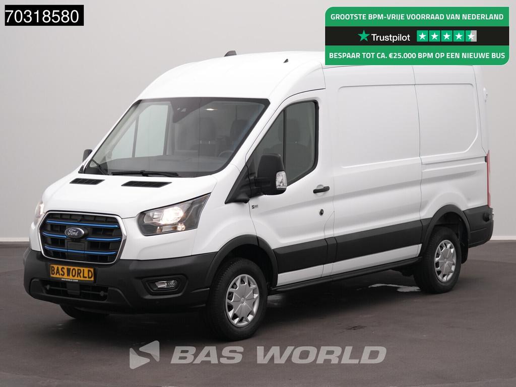 Ford e-Transit 184pk Elektrisch 68kWh 317km WLTP L2H2 Hoog D, Achat, Entreprise, 3 places, Capteur de lumière