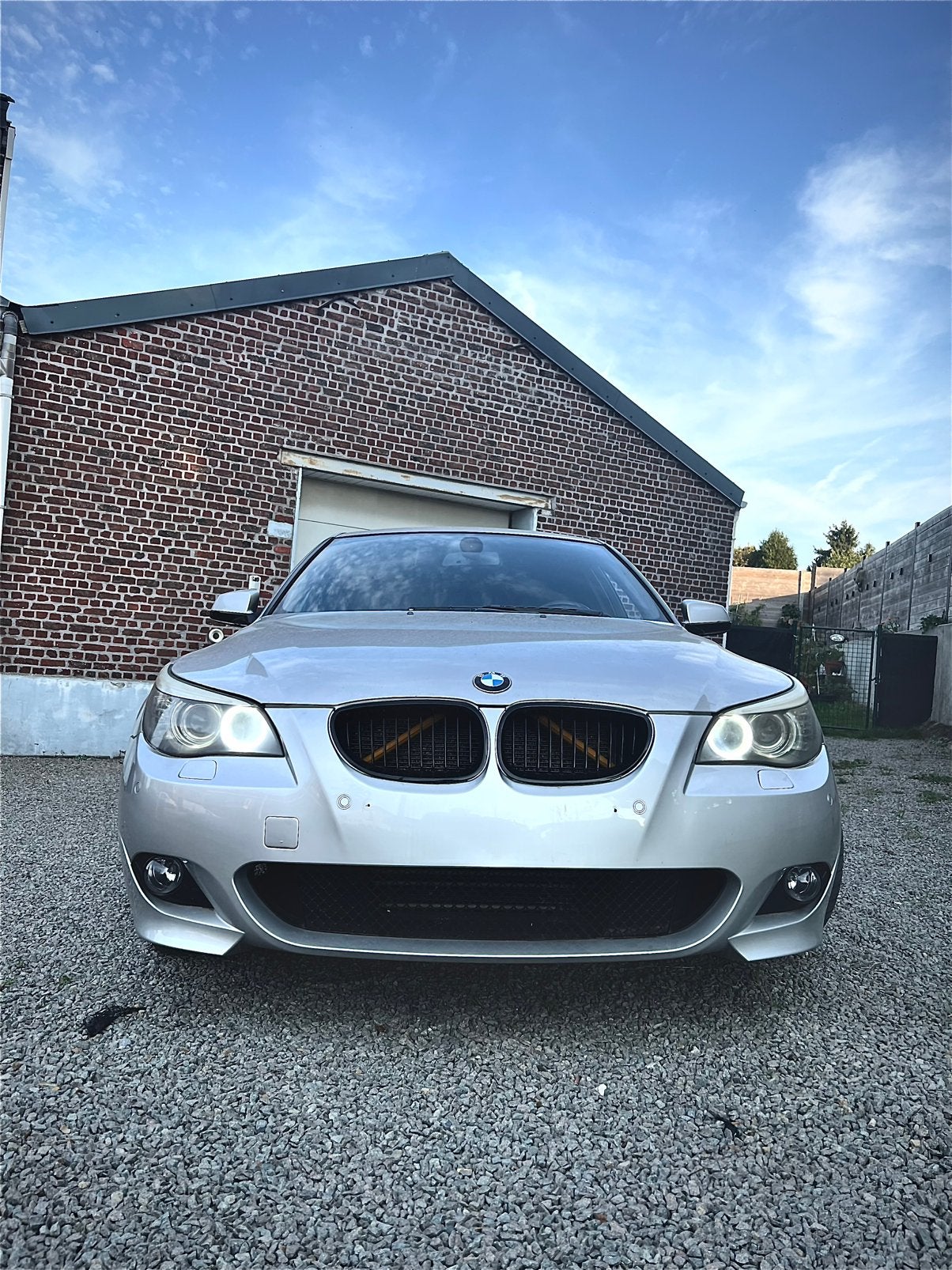 Bmw E60 523i MPack 10/2009, Auto's, Achterwielaandrijving, Zwart, Leder en Stof, 5 deurs