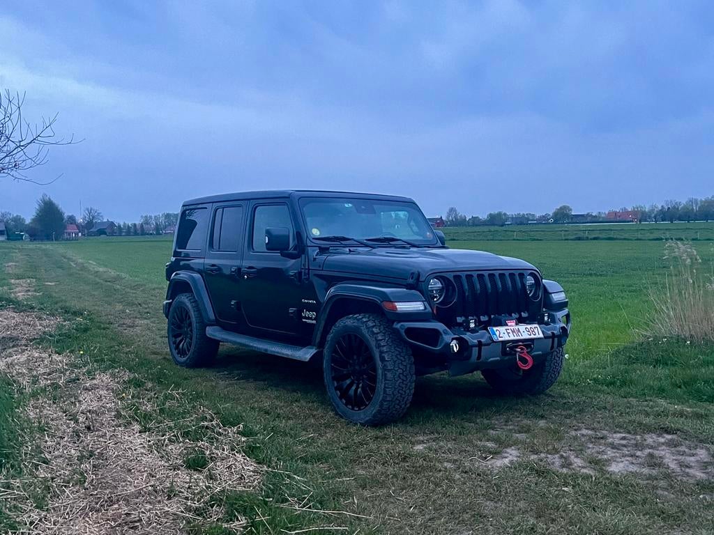 JEEP WRANGLER JL SAHARA 2.2d/lichte vracht/BTW-aftrekbaar, Autos, Jeep, Particulier, Wrangler, 4x4, ABS, Caméra de recul, Régulateur de distance