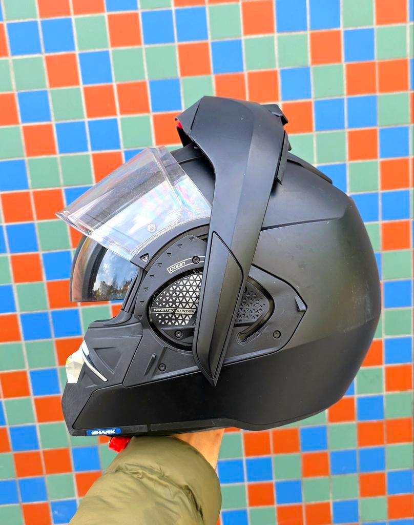 Casque moto scooter shark modulable, Enlèvement ou Envoi, S, Shark