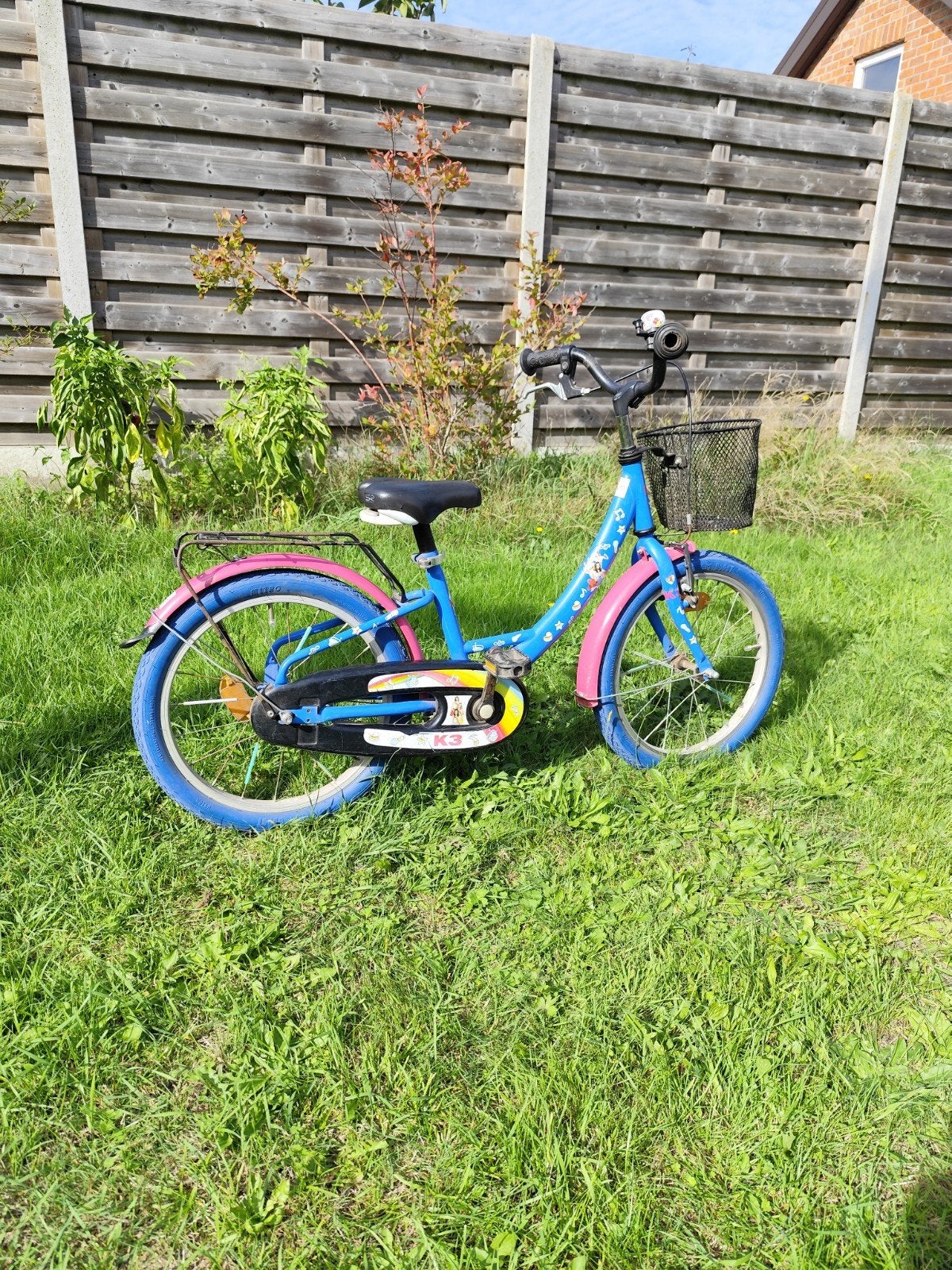 18 inch k3 kinderfiets, Fietsen en Brommers, Ophalen, Gebruikt, Velgrem, 16 tot 20 inch