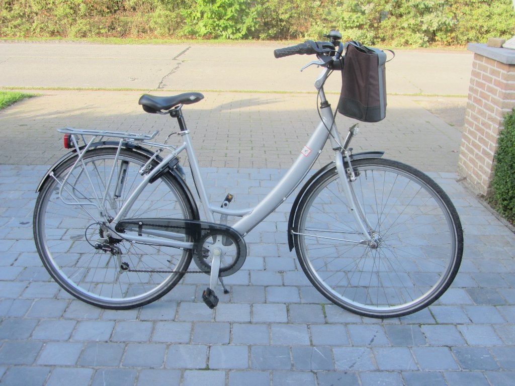 damesfiets 28 insch, Velgrem, (Extra) lage instap, Zo goed als nieuw, 50 tot 53 cm